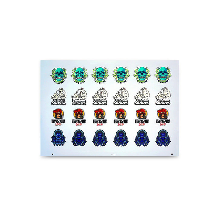 2.5" Custom Printed Stickers