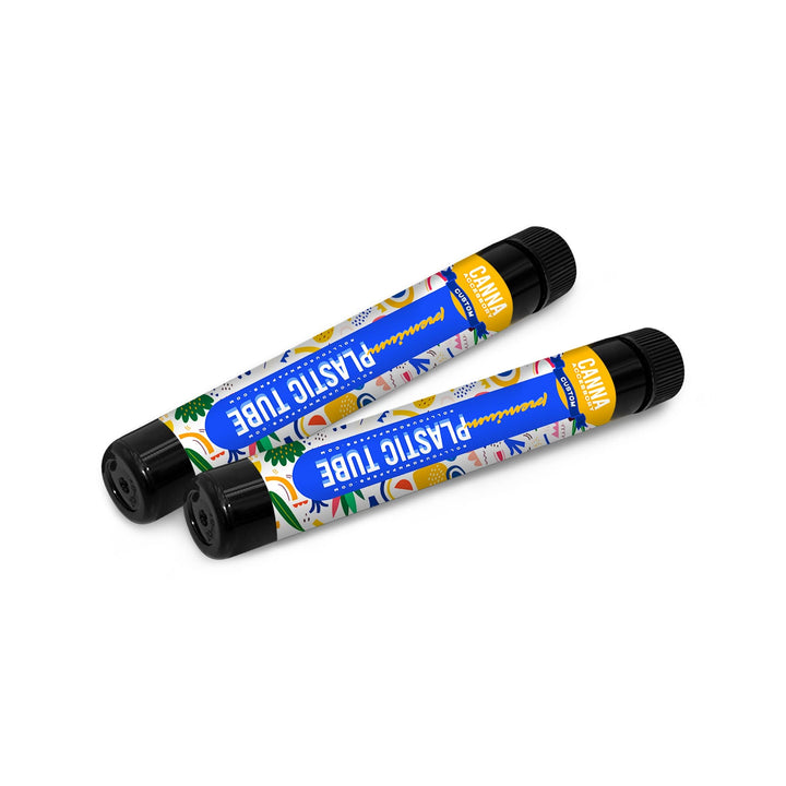 Custom Pre rolled Cone Plastic Tube Stickers