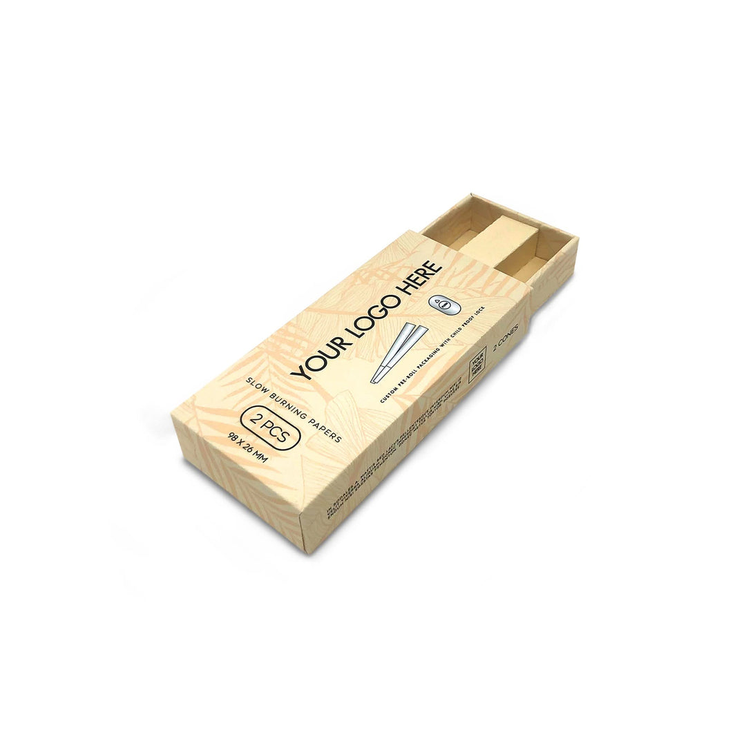 Custom Pre Rolled Turned Edge Box 2PK 98 Size