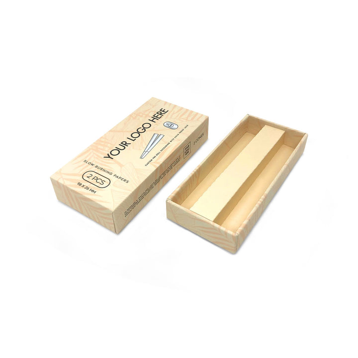 Custom Pre Rolled Turned Edge Box 2PK 98 Size