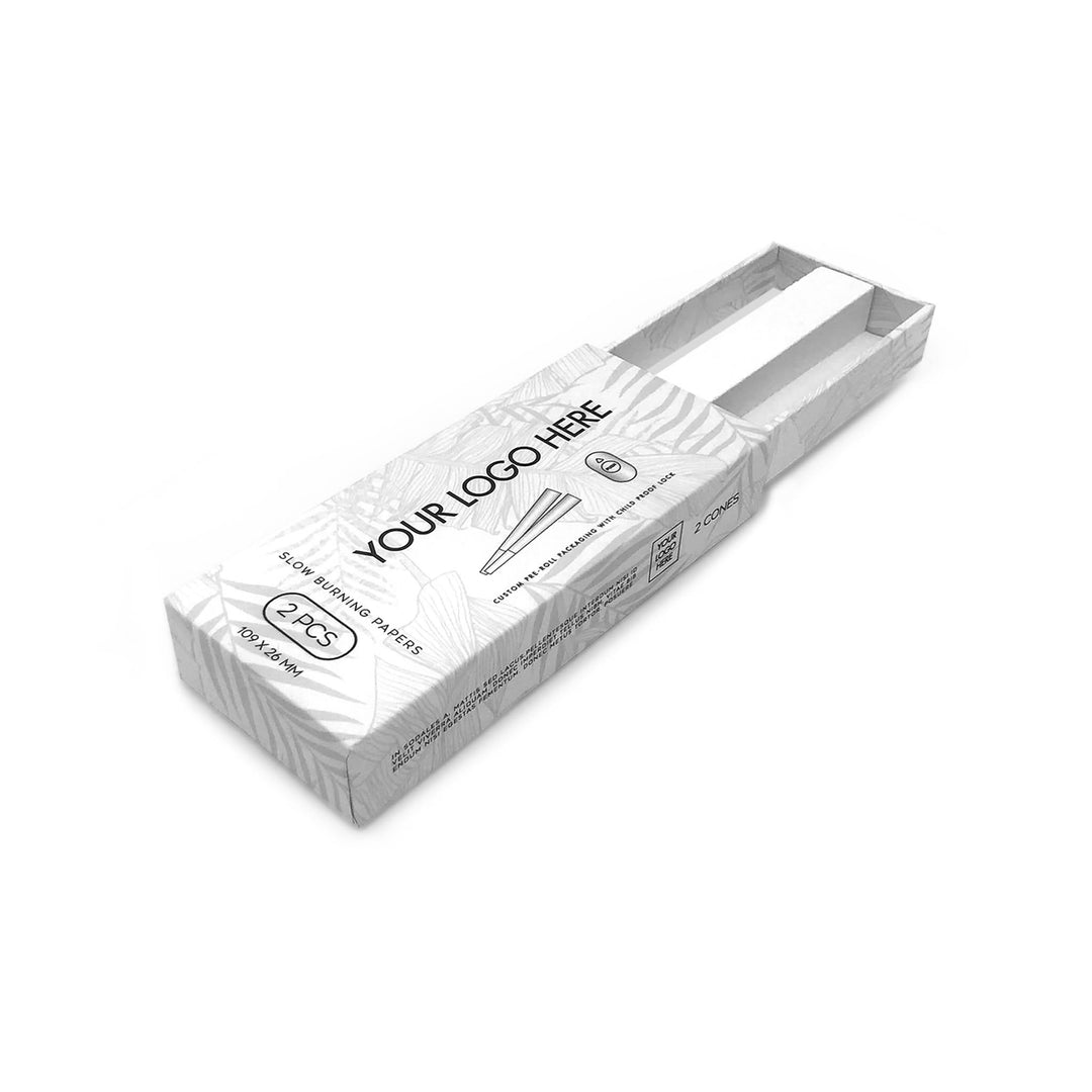 Custom Pre Rolled Turned Edge Box 2PK King Size