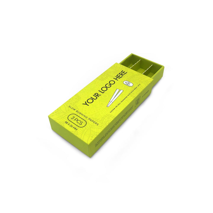 Custom Pre Rolled Turned Edge Box 3PK 98 Size