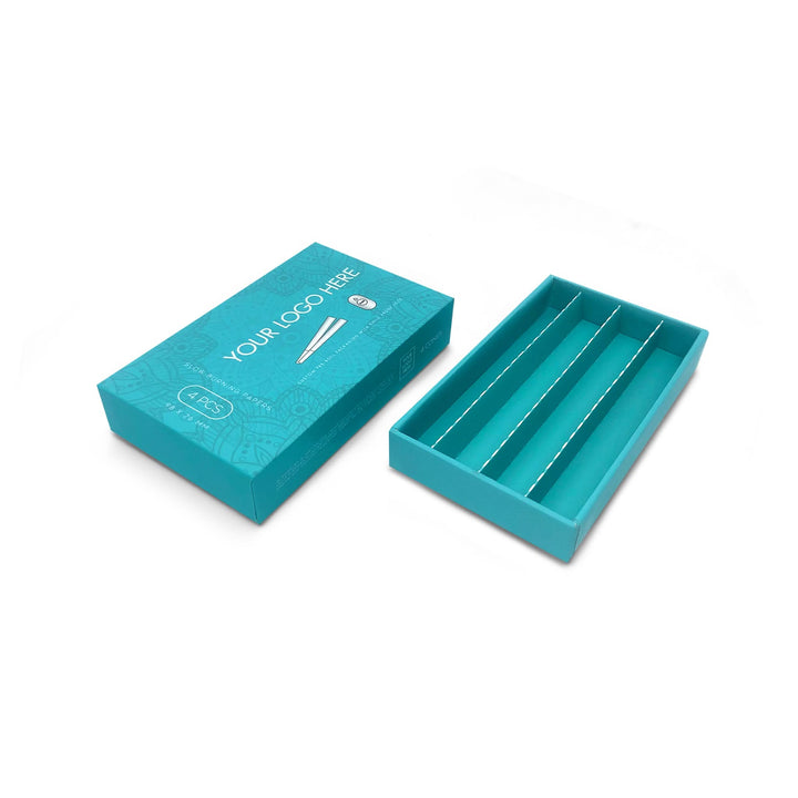 Custom Pre Rolled Turned Edge Box 4PK 98 Size