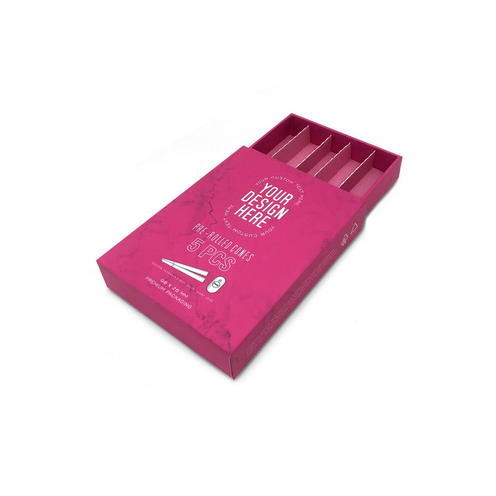 Custom Pre Rolled Turned Edge Box 5PK 98 Size