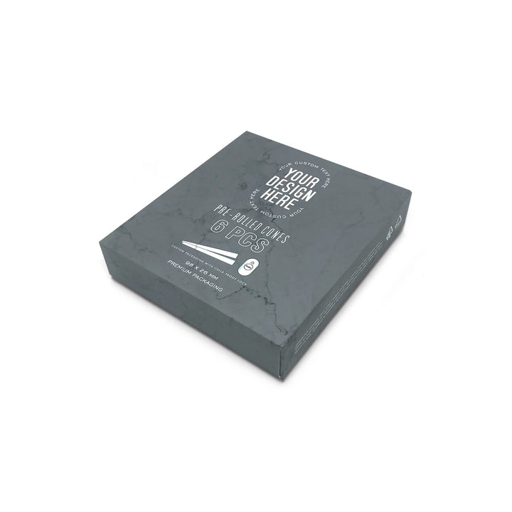 Custom Pre Rolled Turned Edge Box 6PK 98 Size