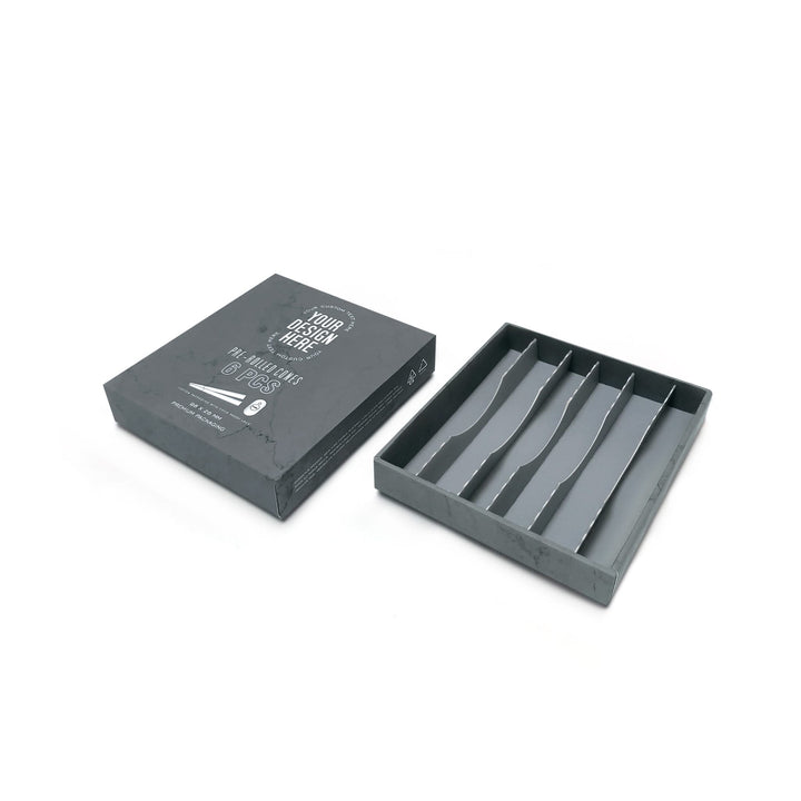 Custom Pre Rolled Turned Edge Box 6PK 98 Size