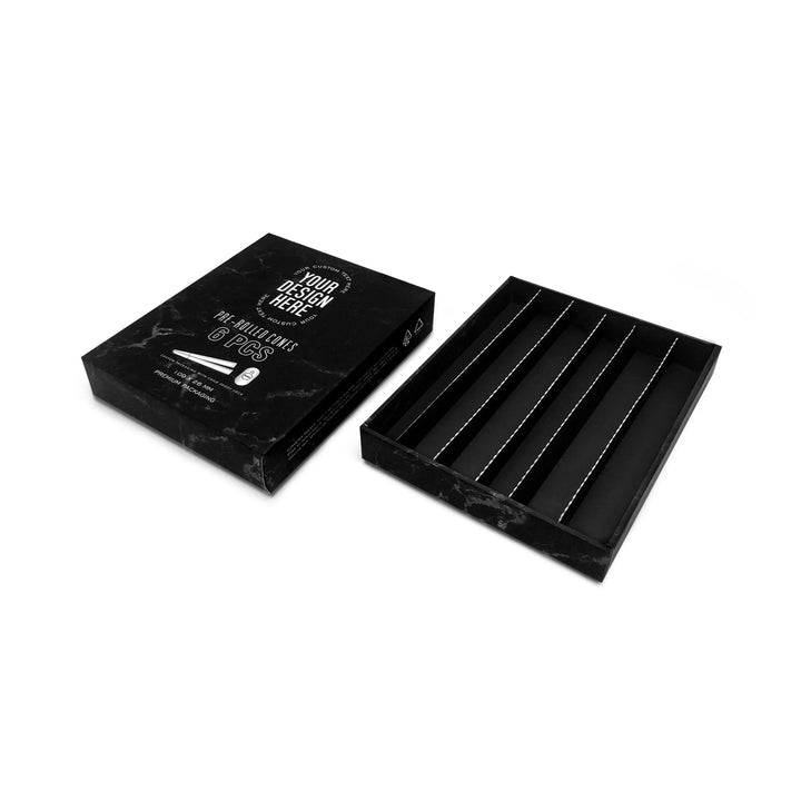 Custom Pre Rolled Turned Edge Box 6PK King Size