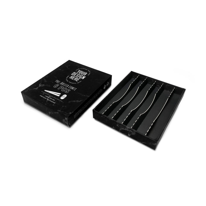 Custom Pre Rolled Turned Edge Box 6PK King Size