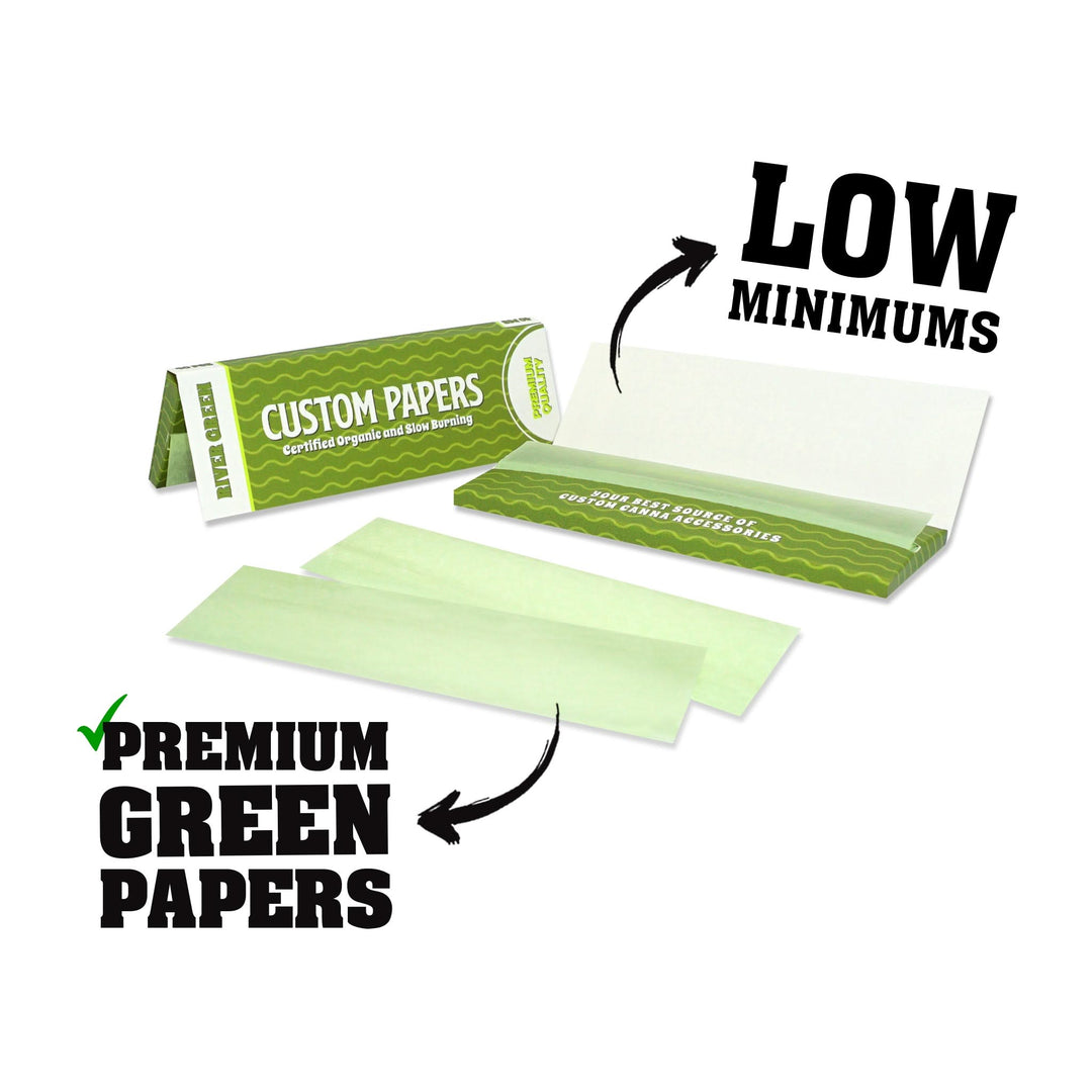 Custom River Green Rolling Paper π