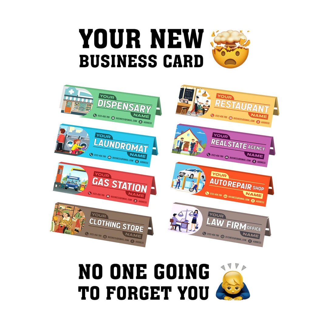 Custom Rolling Paper BUSINESS CARDS π€