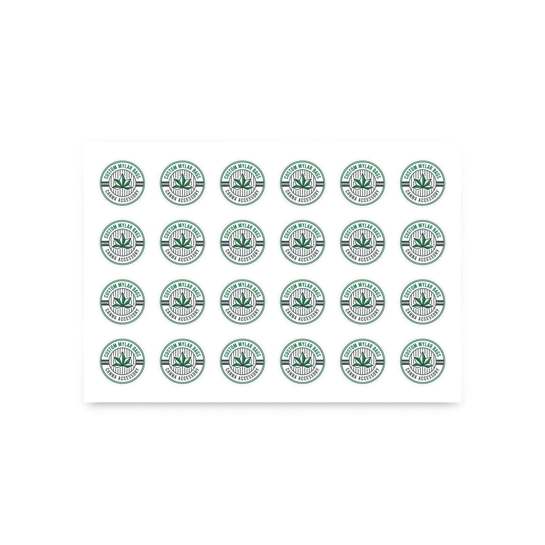 Custom Sticker For 1 Gram Mylar Bag