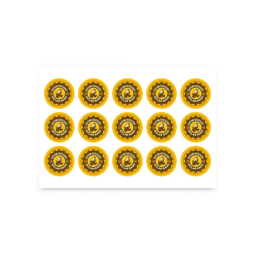 Custom Sticker For 1/8 Oz Mylar Bag