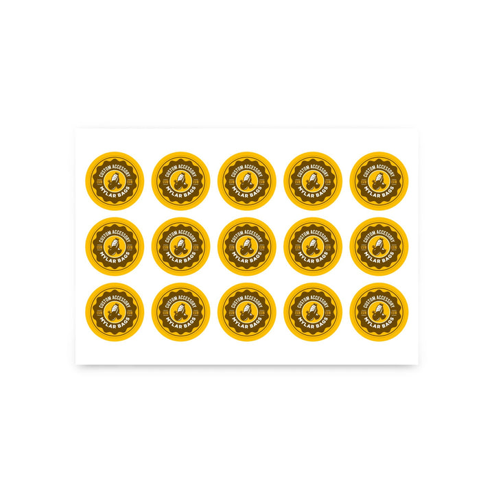 Custom Sticker For 1/8 Oz Mylar Bag