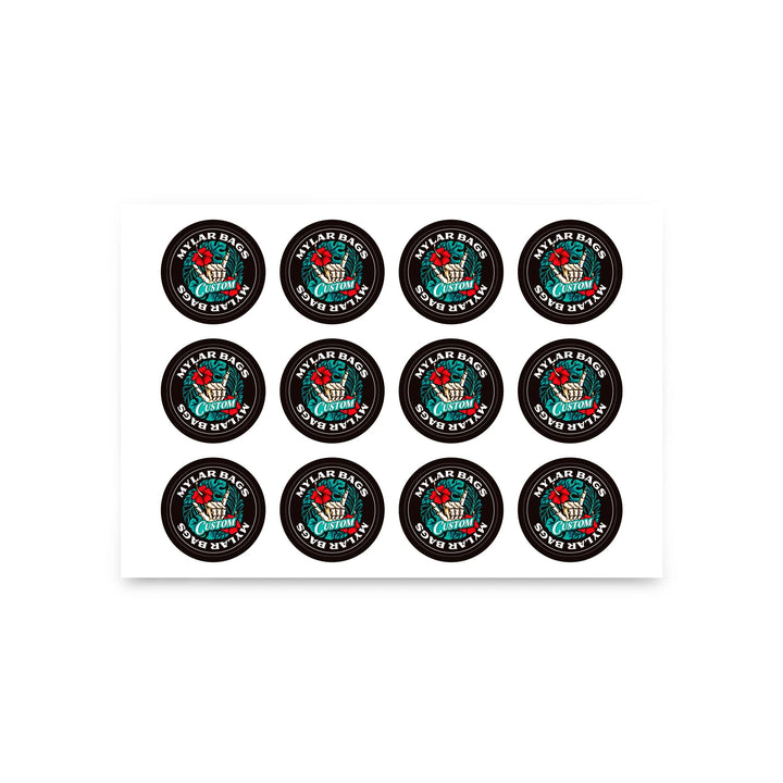 Custom Sticker For 1/4 Oz Mylar Bag