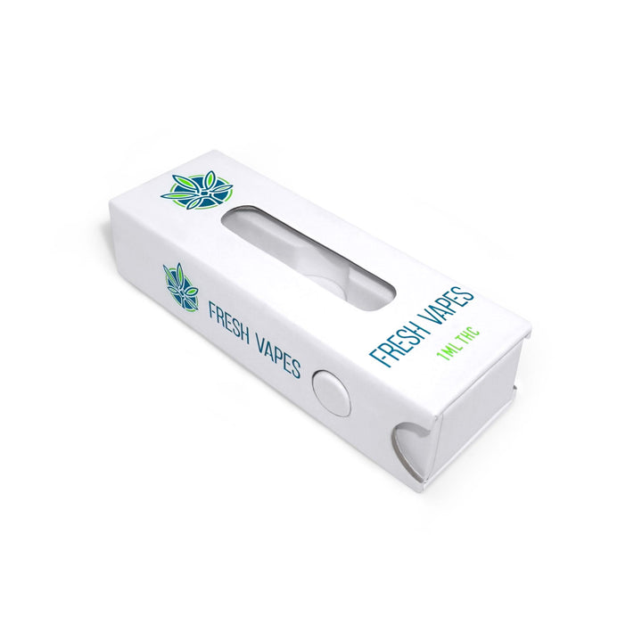 Custom Vape Cartridge (CCELL) Turned Edge Box with Child Resistant Lock