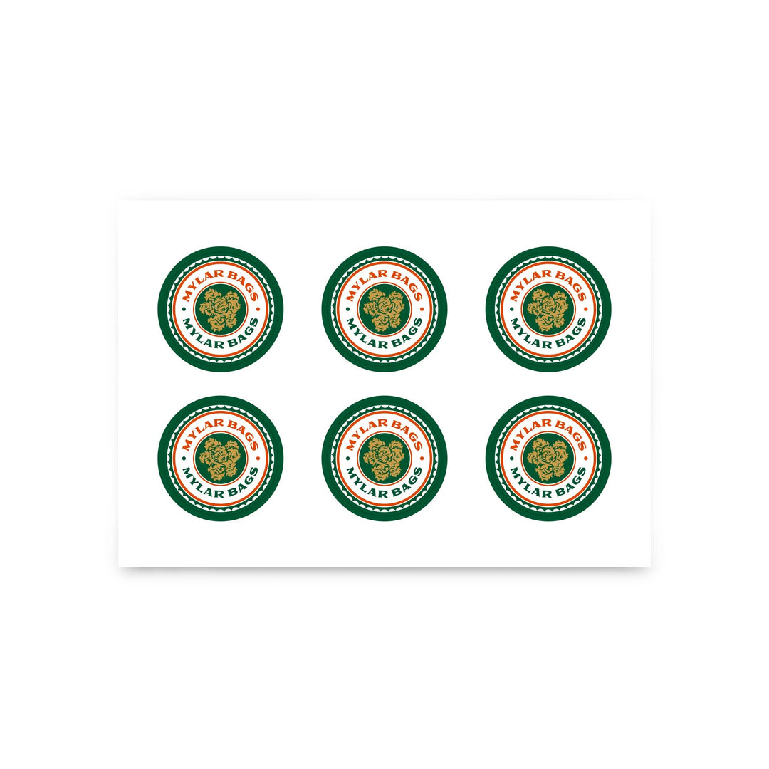 Custom Sticker For 1/2 Oz Mylar Bag