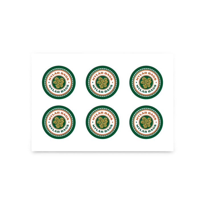 Custom Sticker For 1/2 Oz Mylar Bag