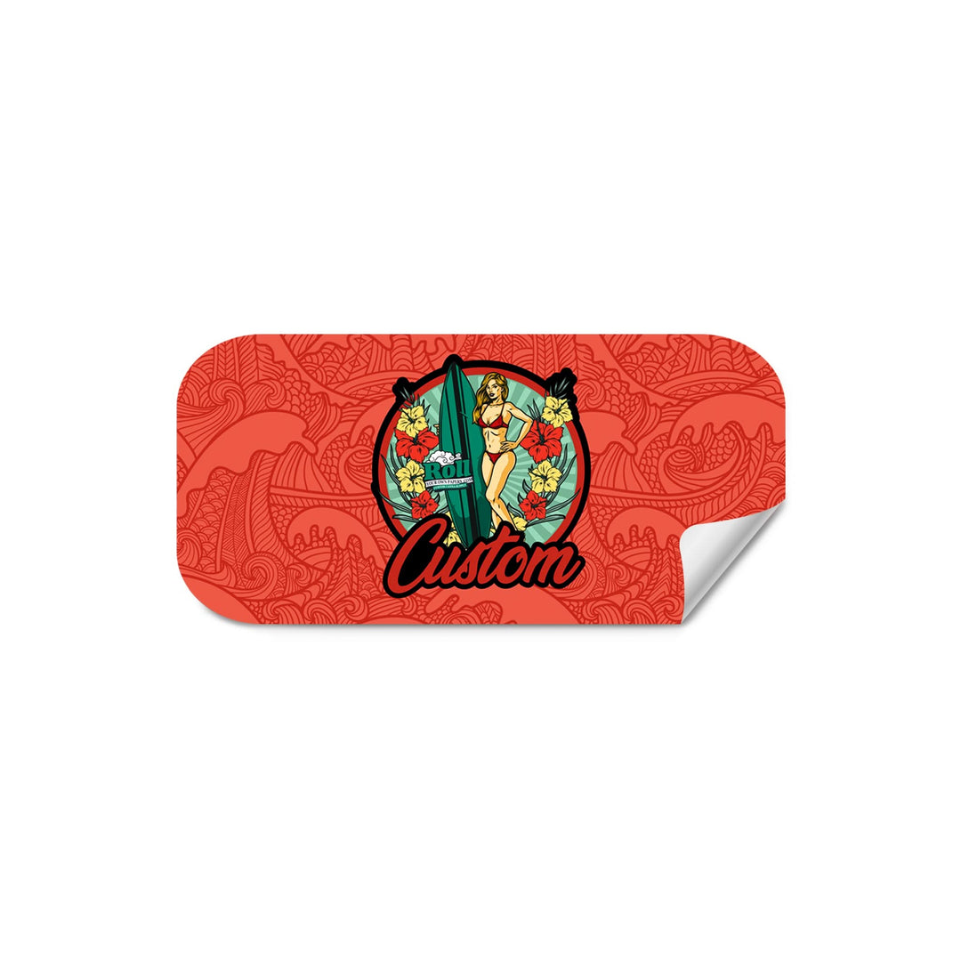 Custom Sticker For Medium Tin Rolling Tray