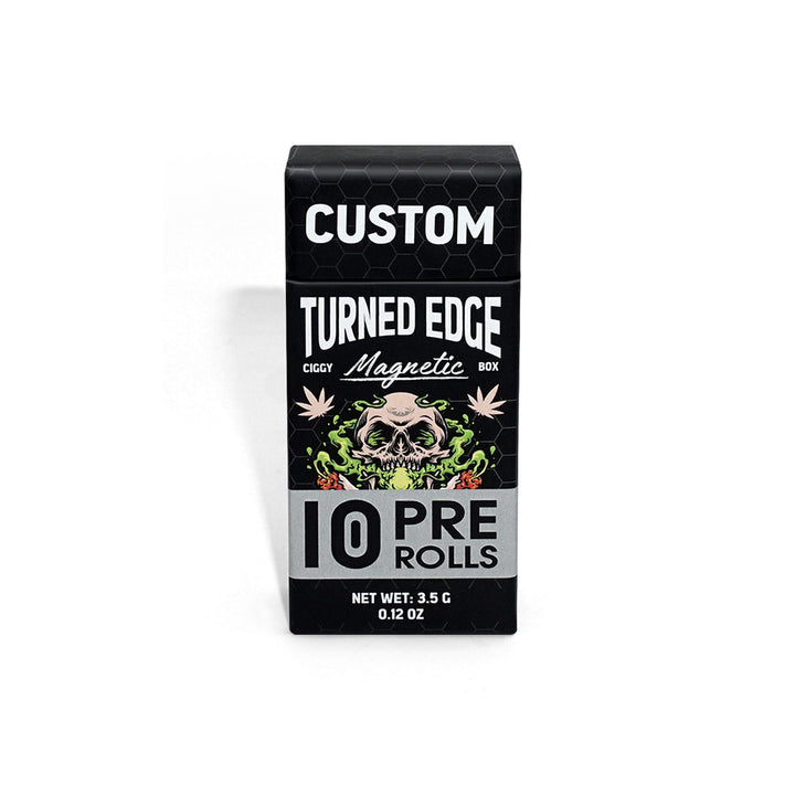 Custom Turned Edge Magnetic Ciggy Box