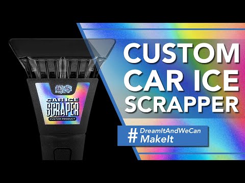 Custom Car Ice Scrapper ❄️