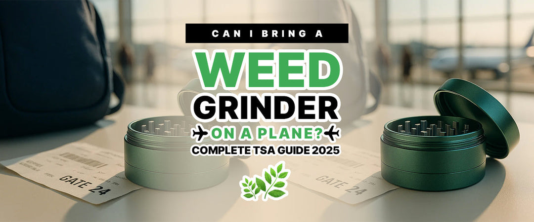 Can I Bring a Weed Grinder on a Plane? ✈️ Complete TSA Guide 2025 🌿