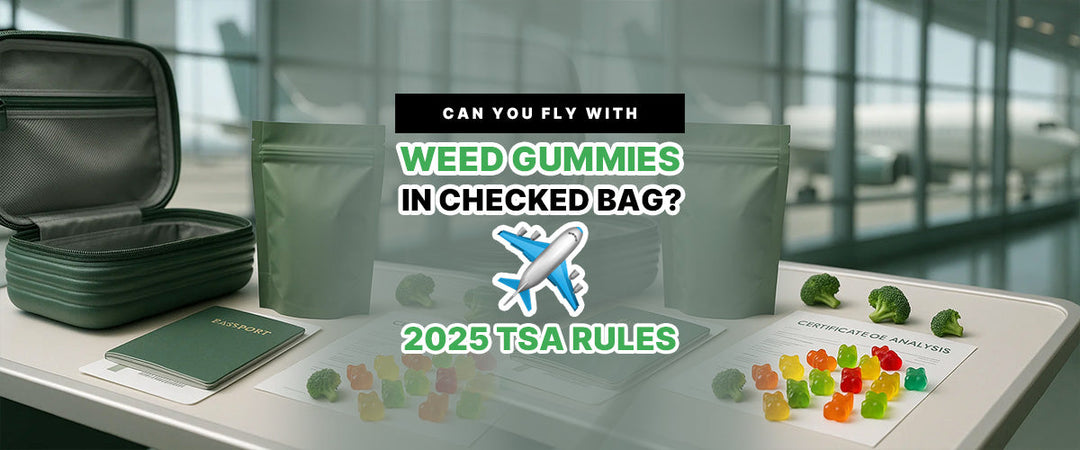 Can You Fly With Weed Gummies in Checked Bag? ✈️ 2025 TSA Rules