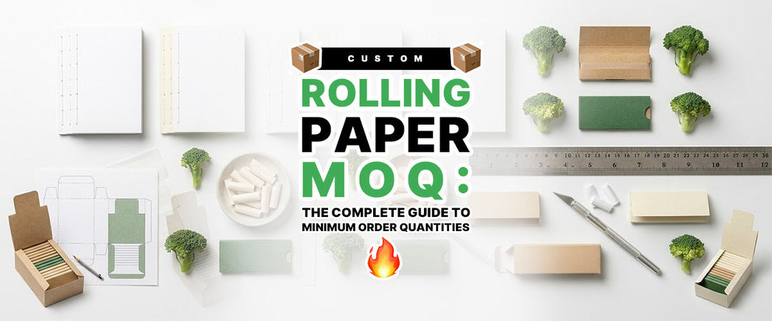 📦 Custom Rolling Paper MOQ 🔥