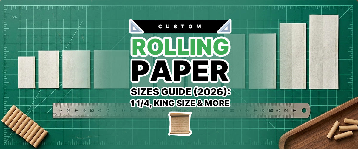 📐 Custom Rolling Paper Sizes Guide (2026): 1 1/4, King Size & More 📜