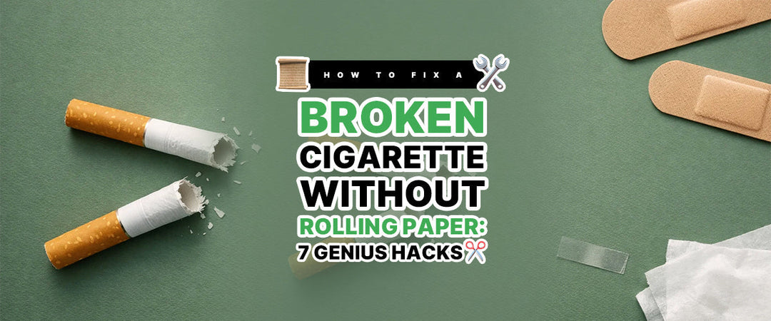 📜🔧 How to Fix a Broken Cigarette Without Rolling Paper: 7 Genius Hacks ✂️