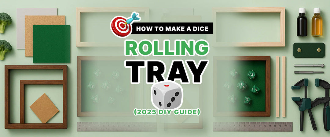 🎯 How to Make a Dice Rolling Tray 🎲 (2025 DIY Guide)