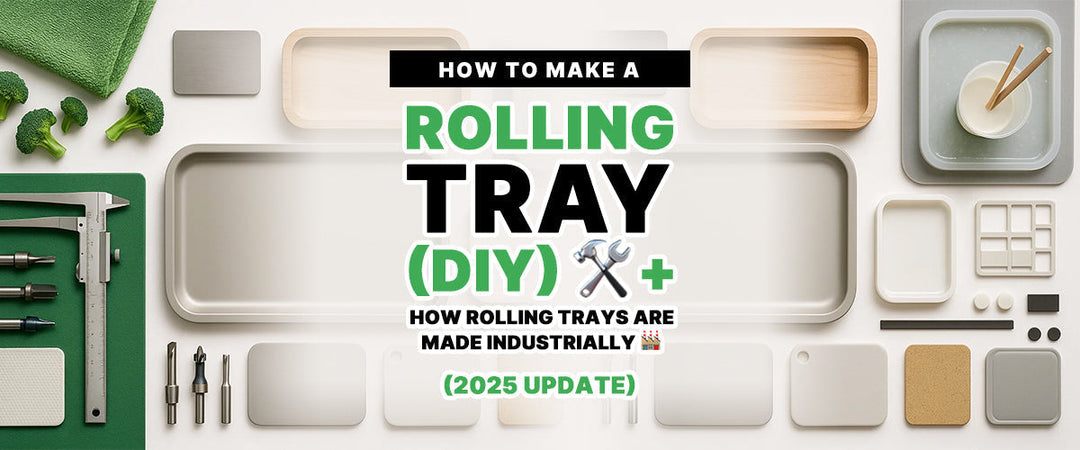 How to Make a Rolling Tray (DIY) 🛠️ + How Rolling Trays Are Made Industrially 🏭 (2025 Update)