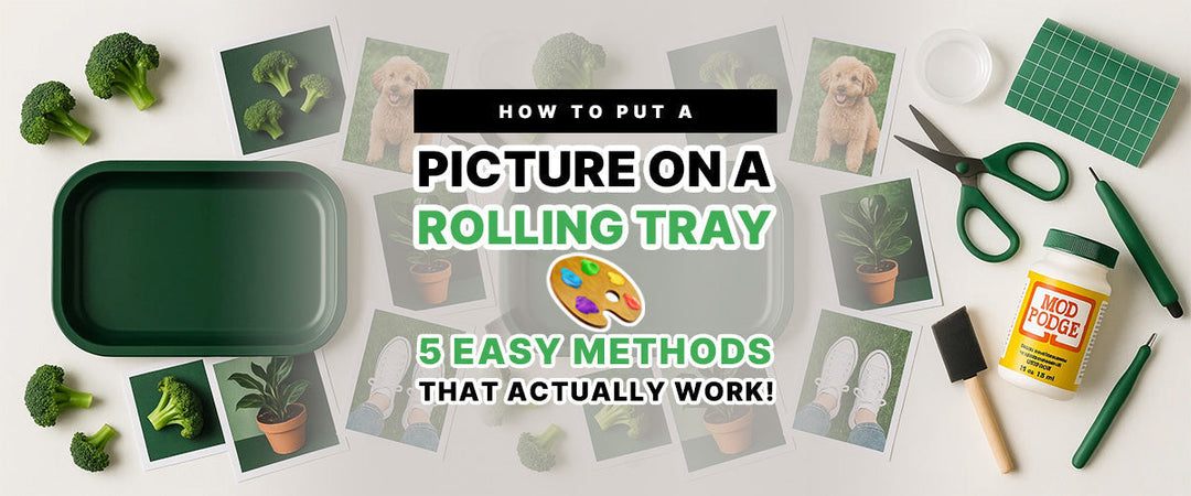 How to Put a Picture on a Rolling Tray 🎨 5 Easy Methods That Actually Work!