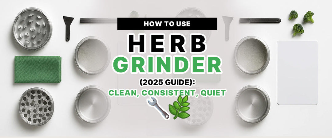 How to Use Herb Grinder 2025 Guide Clean, Consistent, Quiet