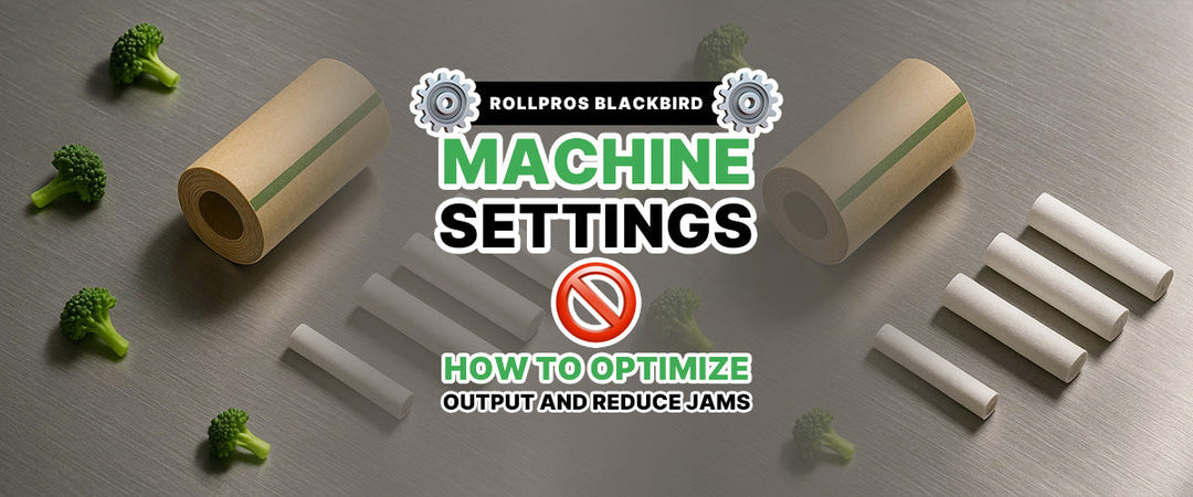 ⚙️ RollPros Blackbird Machine Settings 🚫 How to Optimize Output and Reduce Jams