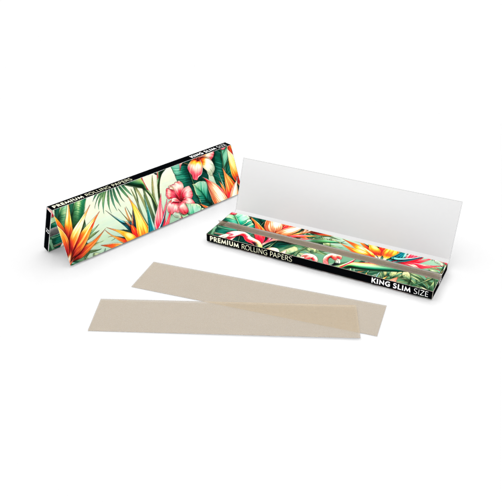 ROLLING PAPERS - FLAMINGO HELICONIA