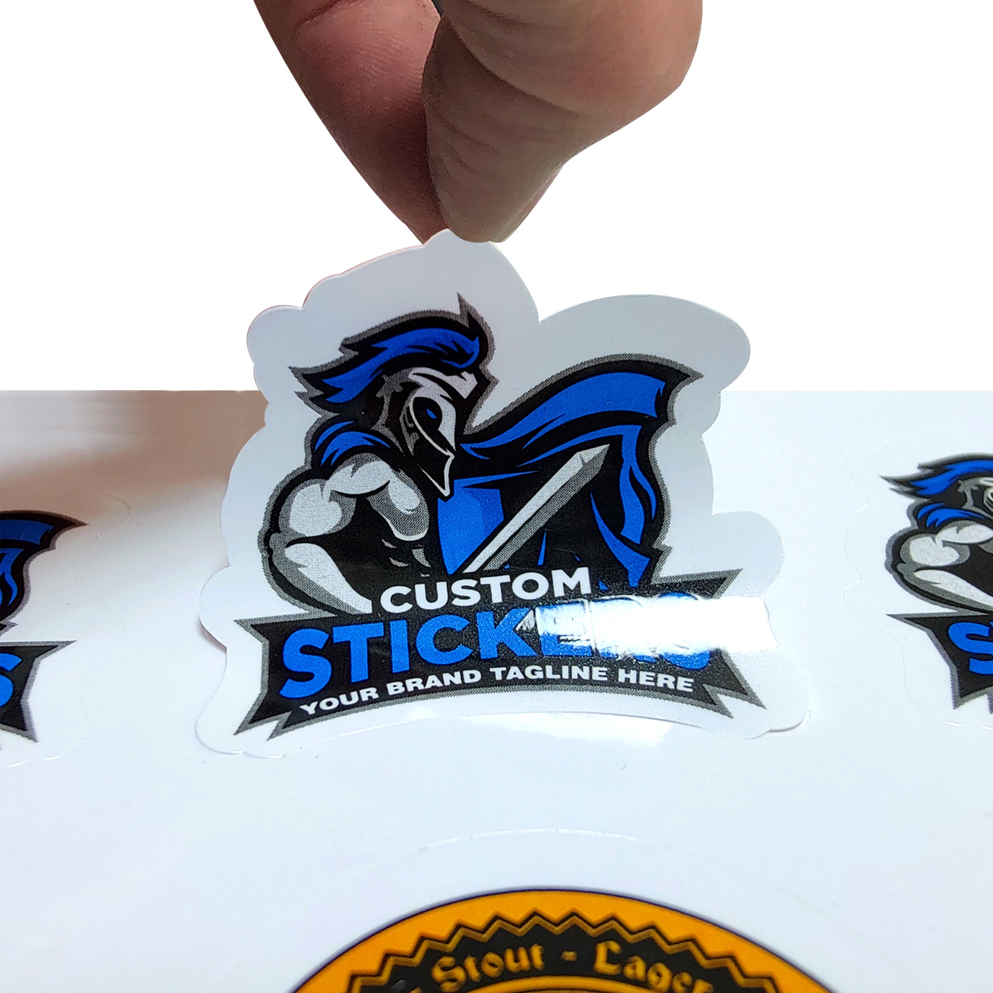 1.5" Custom Printed Stickers