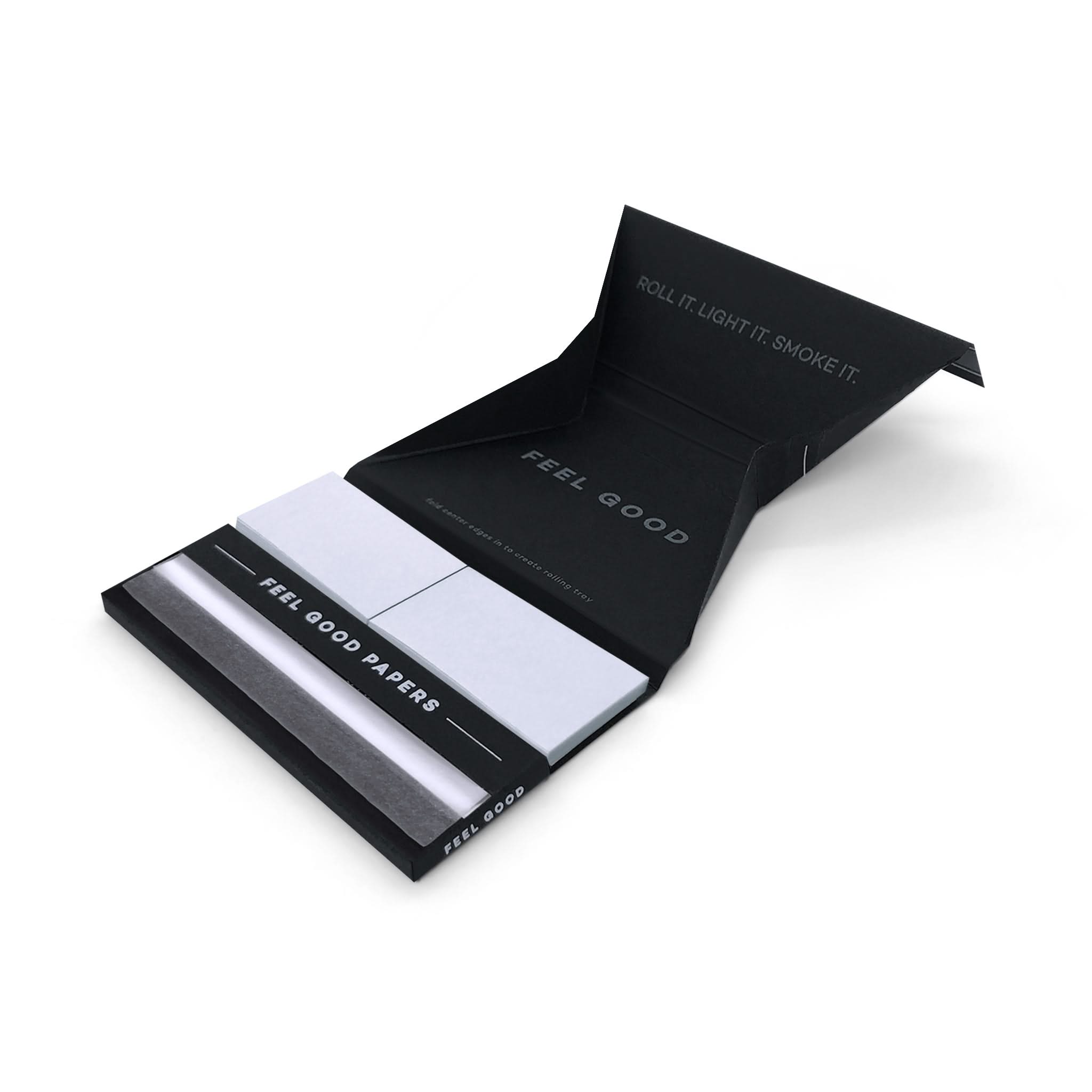 Booklets Long CUSTOM Rolling Paper Booklet with Long Magnet & Rolling Tray – ROLL ...