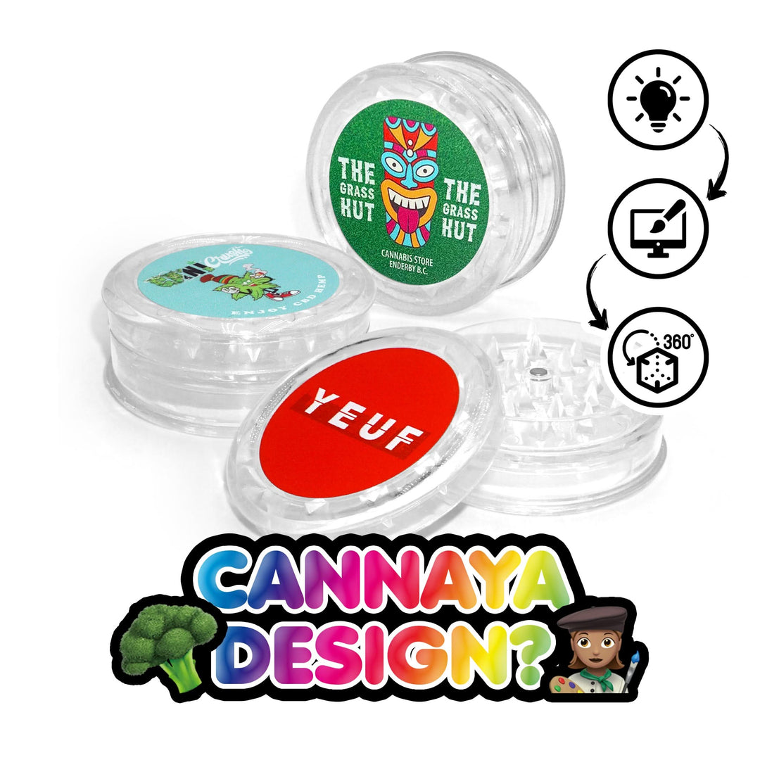 🥦 CANNAYA DESIGN? 👩‍🎨 - Custom Grinder Acrylic