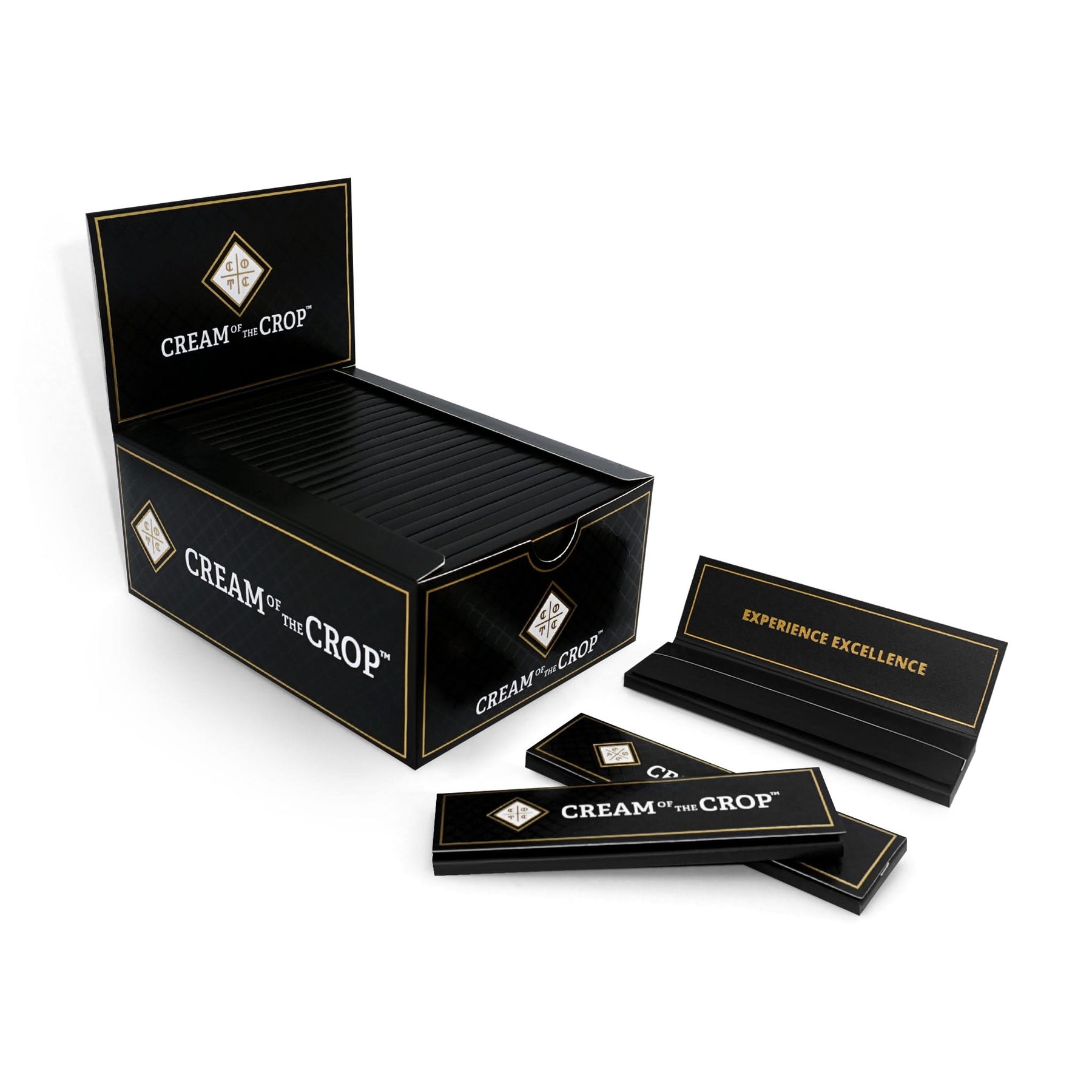 Pre Boxed Paper Premium Custom Black Rolling Papers | Free Shipping – ROLL YOUR OWN ...