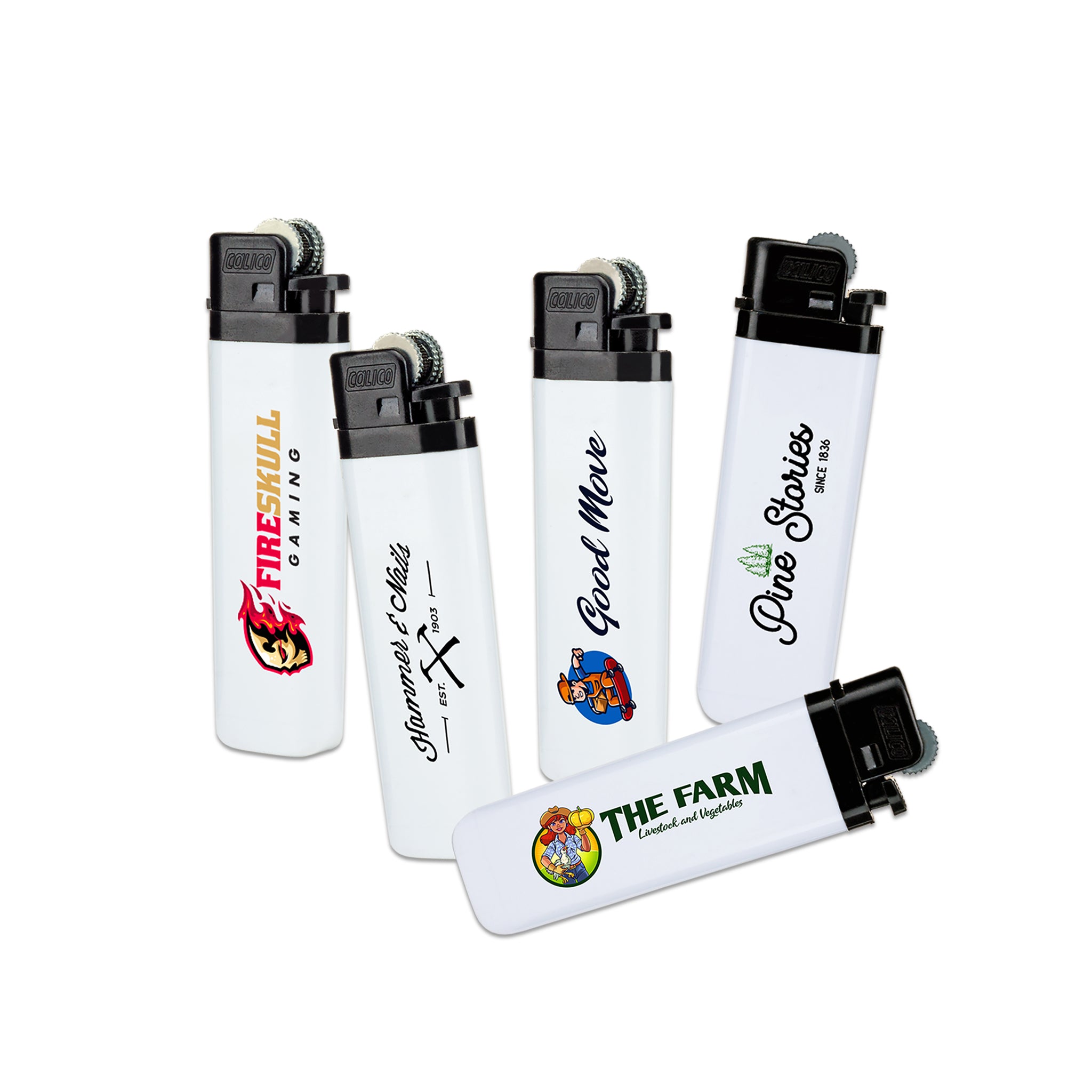Custom Calico Lighter