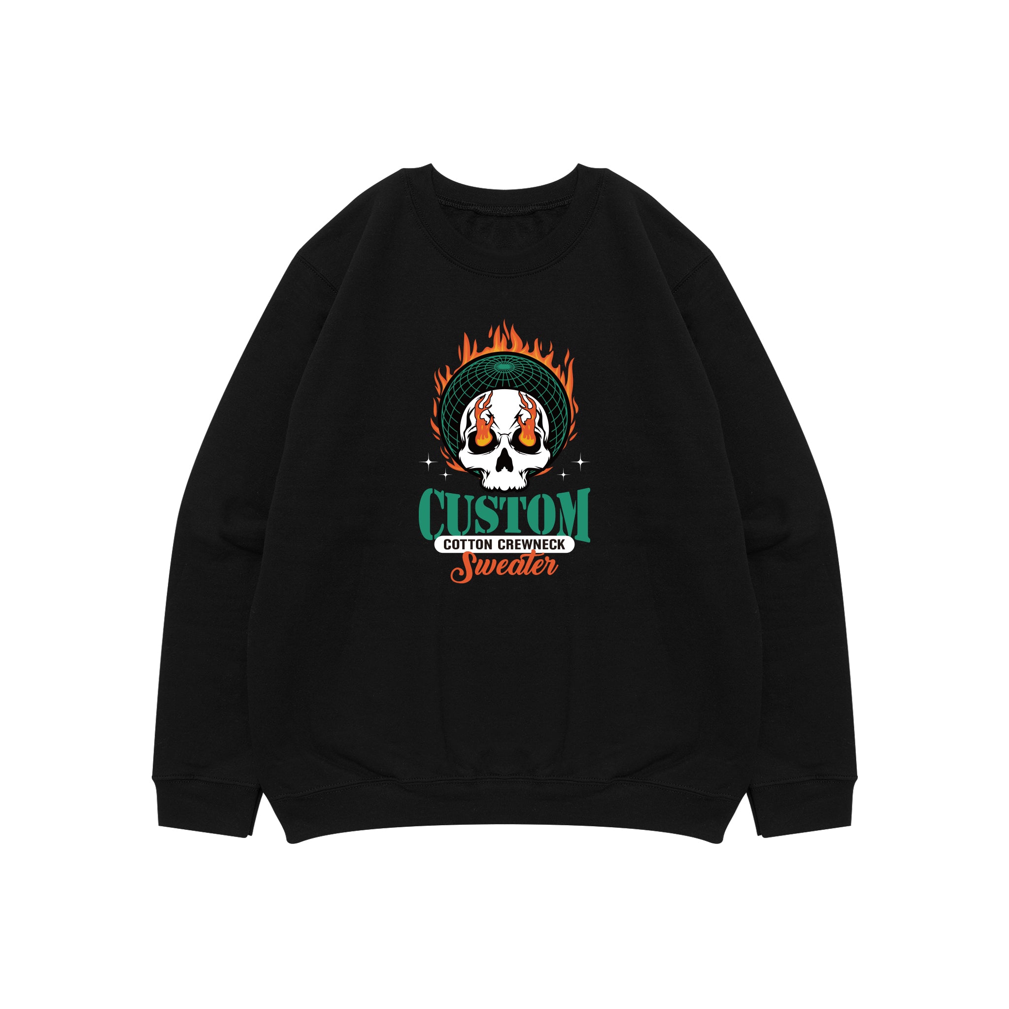 Custom Cotton Crewneck Sweater