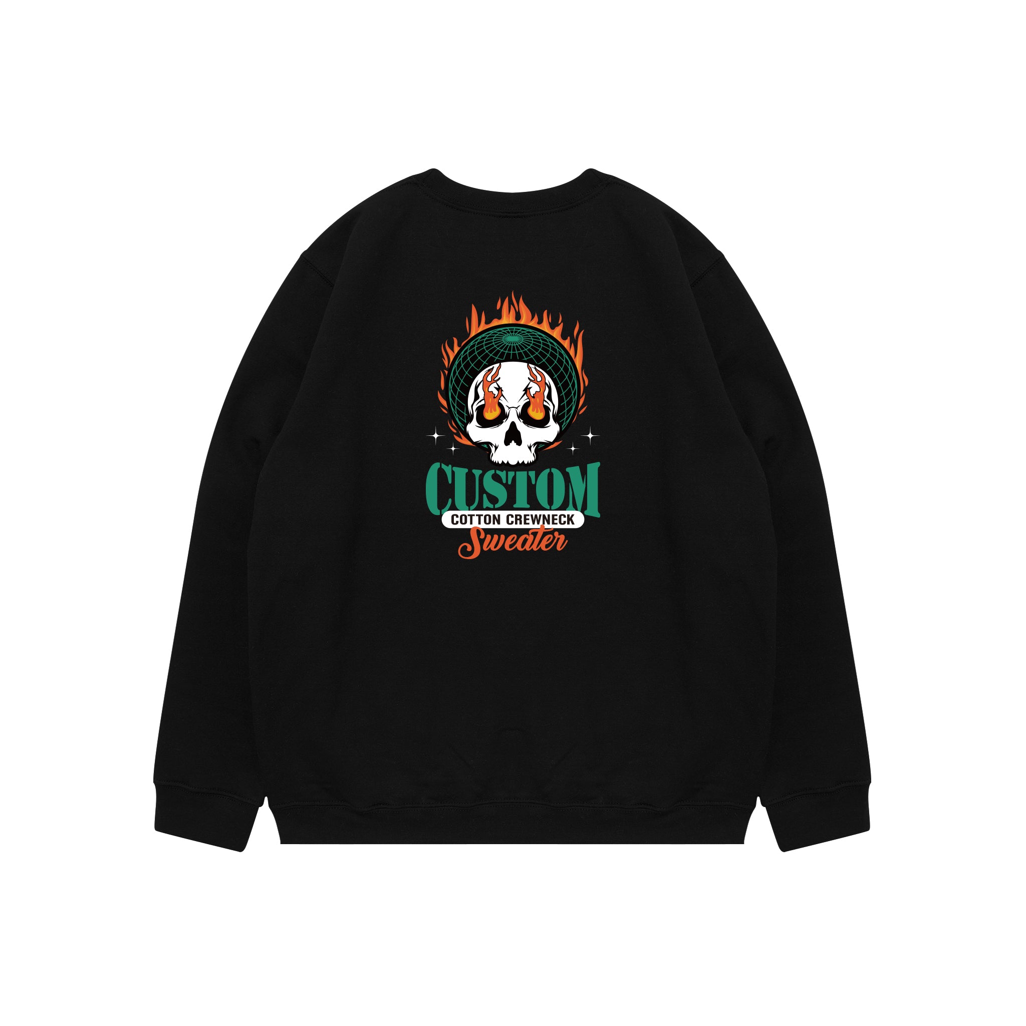 Custom Cotton Crewneck Sweater