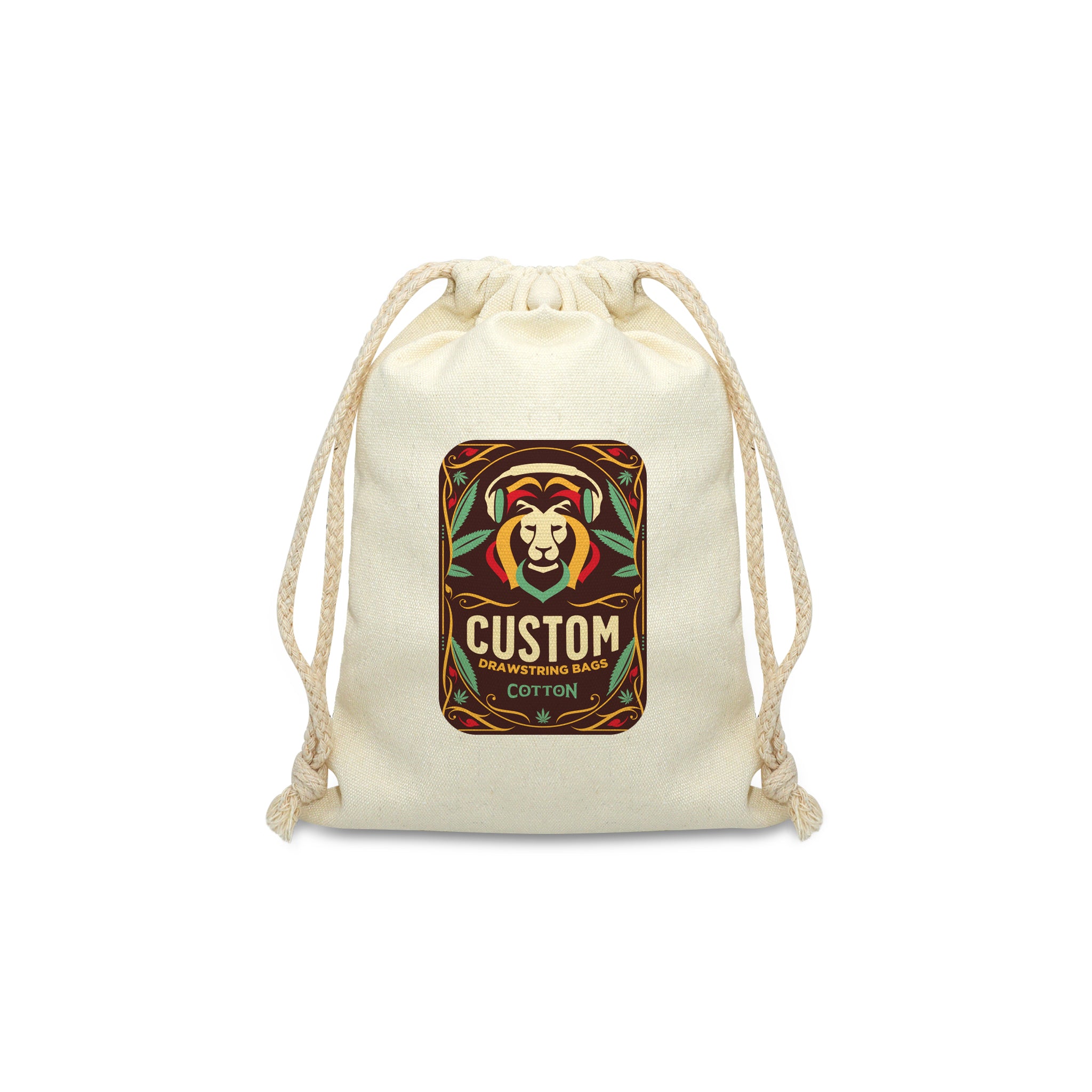 Custom Cotton Draw String Bags