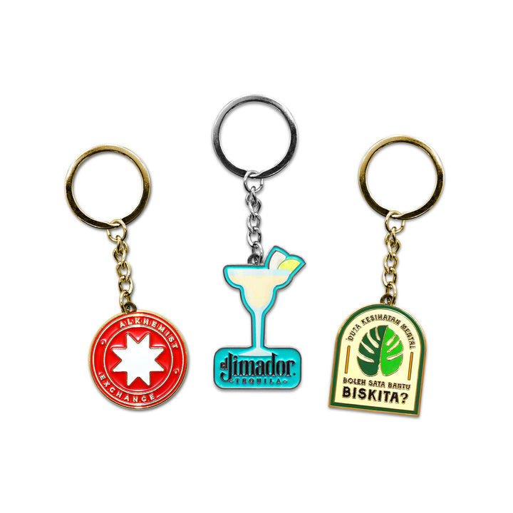 Caltex Keychain 🔑 Custom Enamel Keychain | LOW Minimum | FREE Design Service – Roll ...
