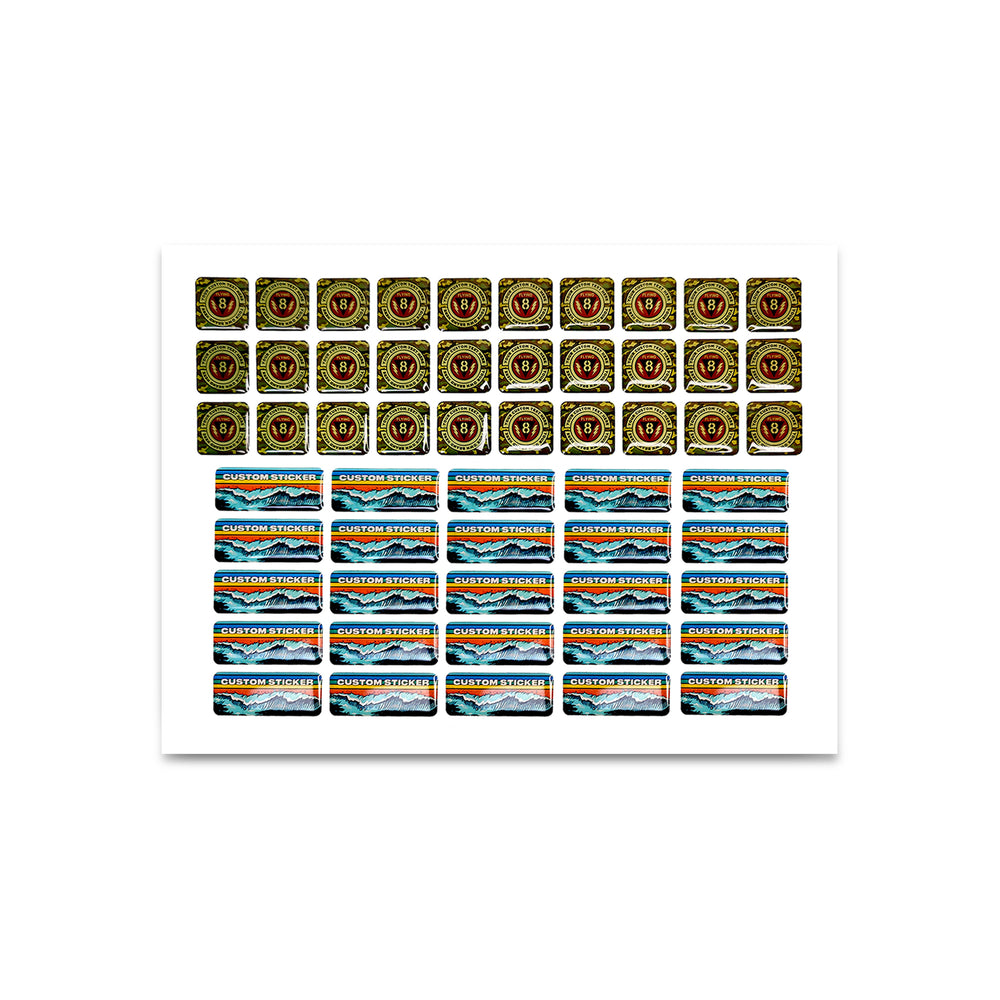 Custom Epoxy Stickers