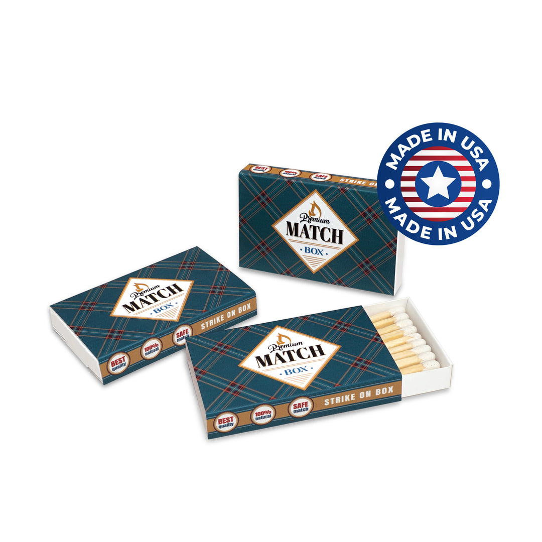 cigarette box with matches Vintage Marlboro Red Luxe private label matchbox with custom front panel print. Cig Box Matches: Menthol