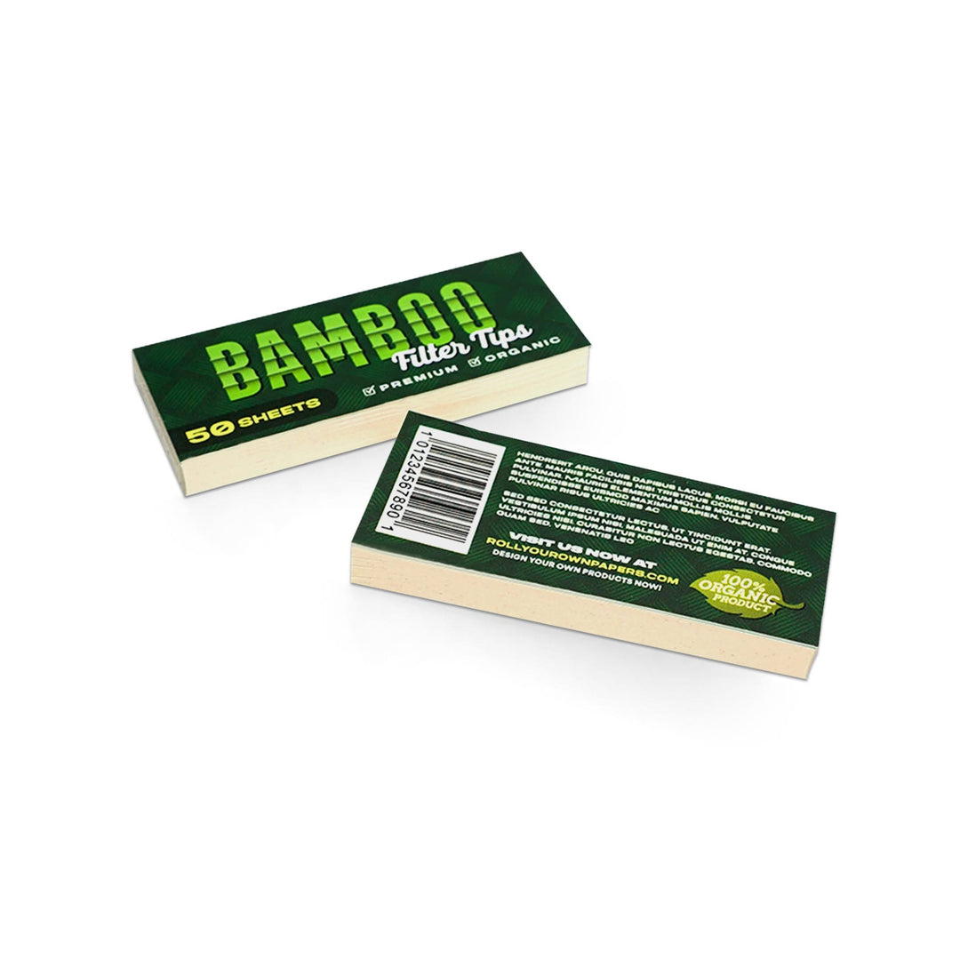 Custom Flat BAMBOO Crutch Tips
