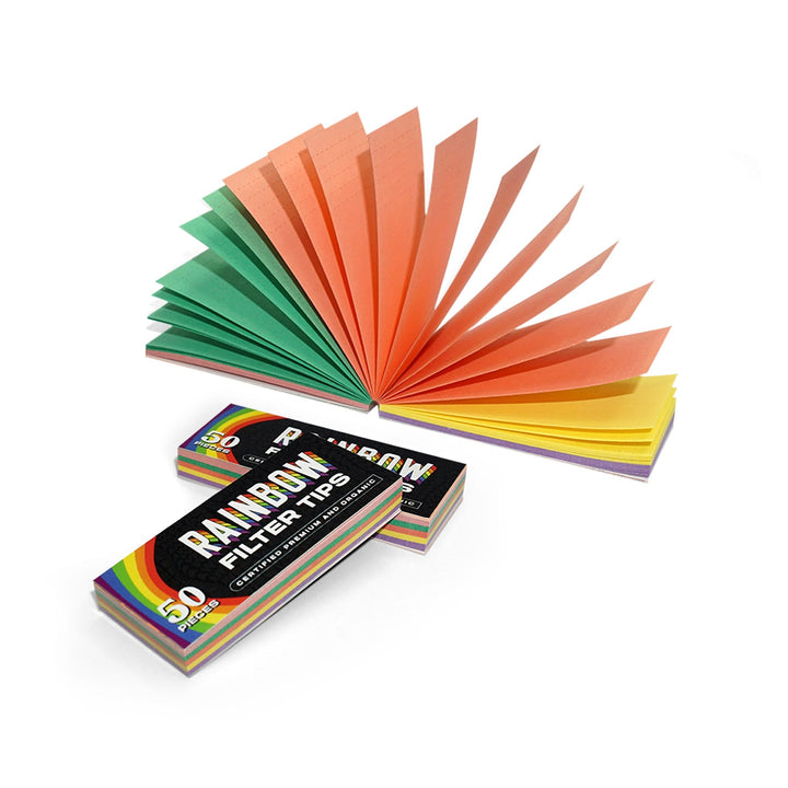 Custom Flat Rainbow 🌈 Crutch Tips