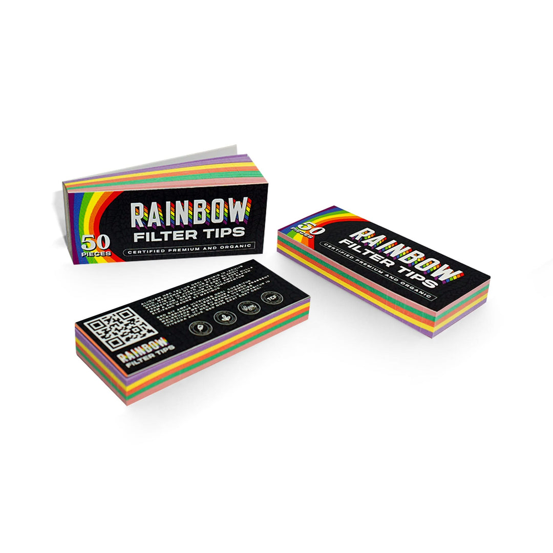Custom Flat Rainbow 🌈 Crutch Tips
