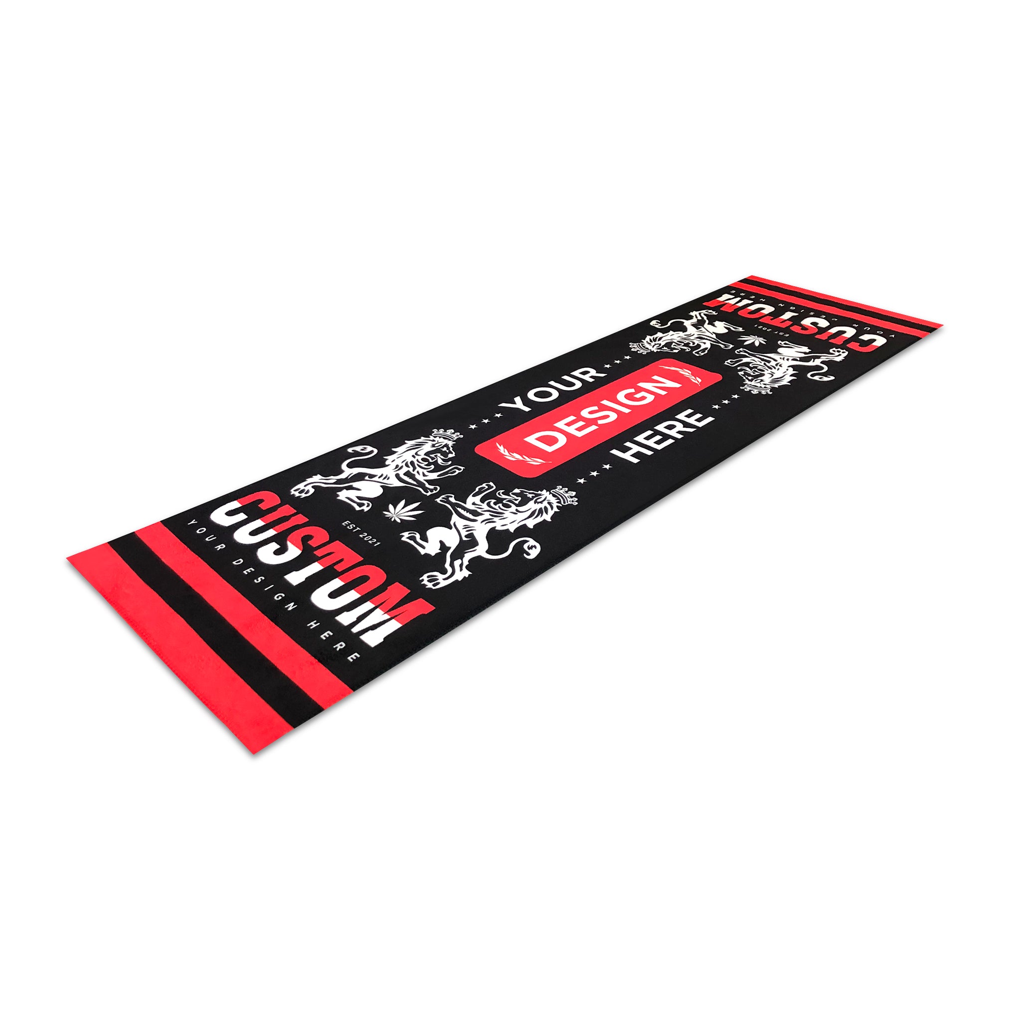 Custom Dispensary Gym Towel Cannabis SWAG ROLL YOUR OWN PAPERS.COM